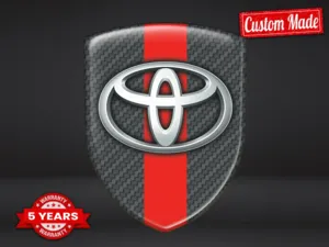 Toyota Autoaufkleber Premium Stern Modern